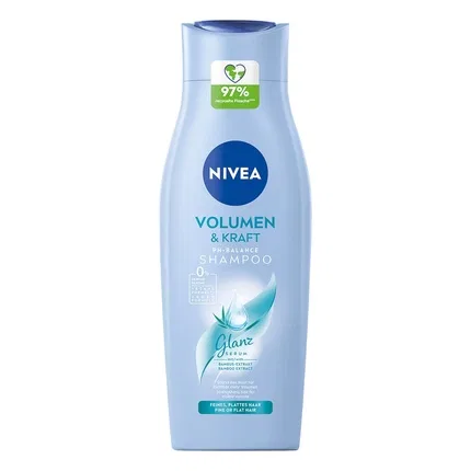 Шампунь для объема и силы pH-Balance NIVEA с экстрактом бамбука, 400 мл