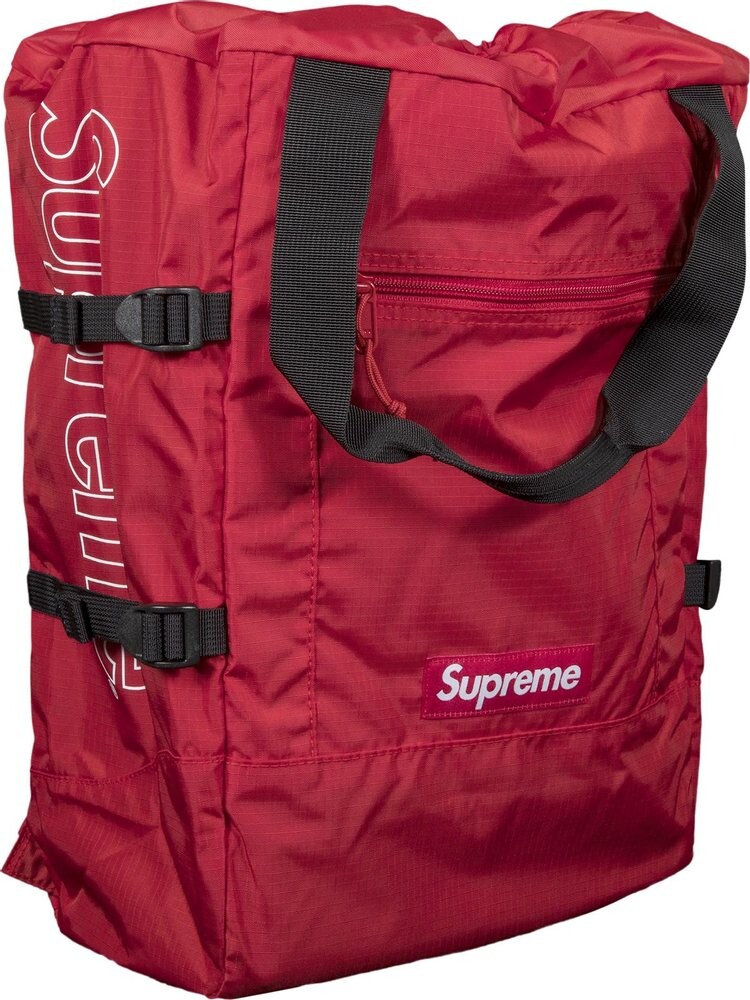 

Рюкзак Supreme Tote Backpack Red, красный