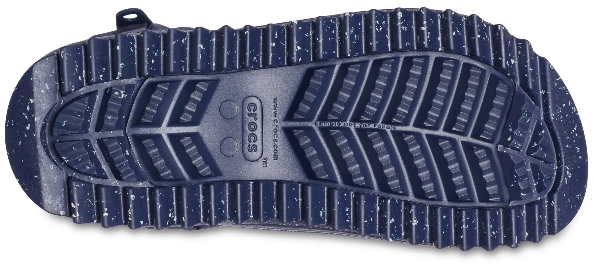 Зимние ботинки женские Crocs на теплой подкладке, синий — фото 3