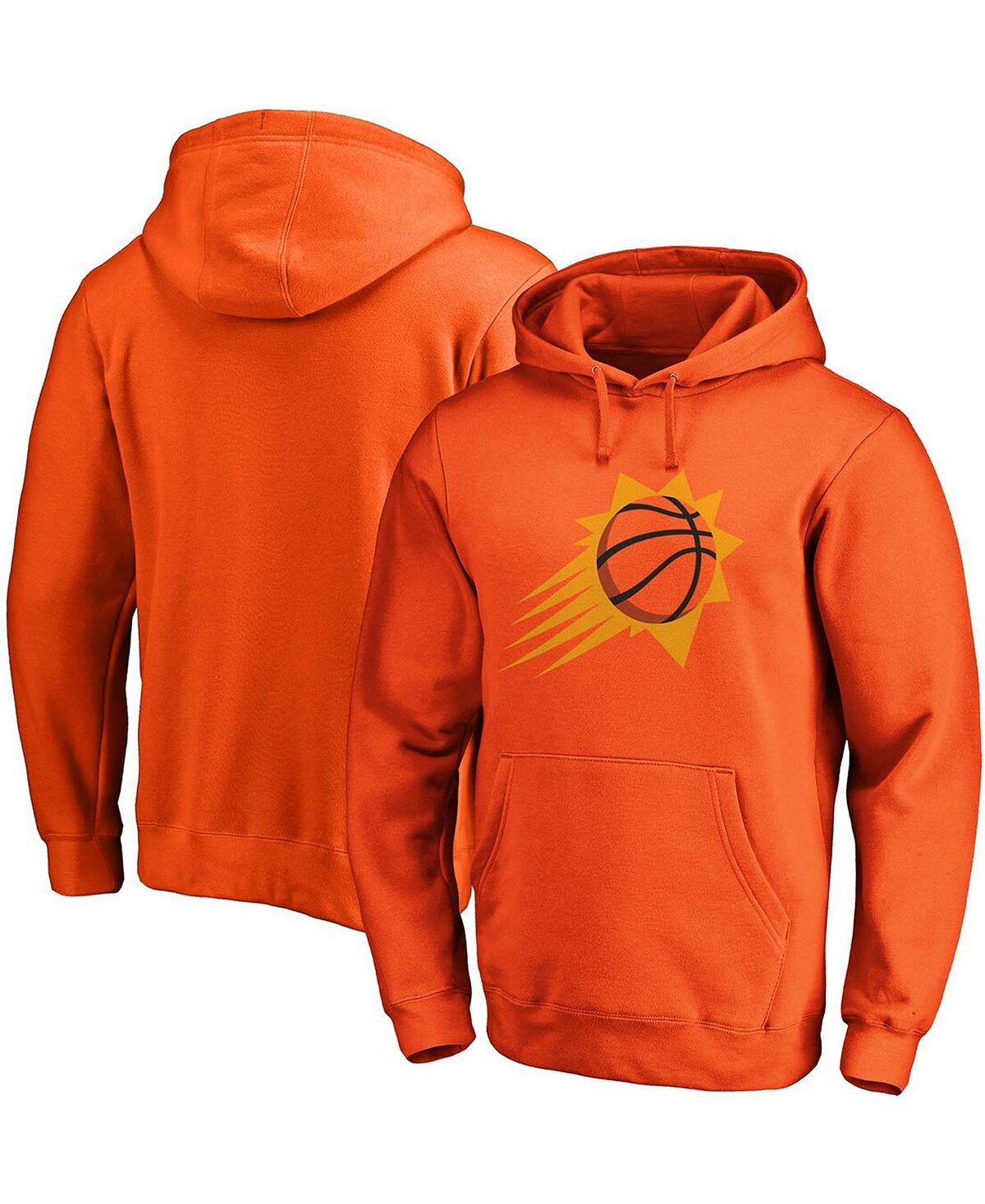 

Мужская оранжевая худи с логотипом phoenix suns primary team logo Fanatics