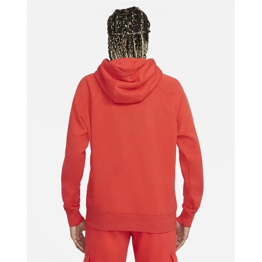 Женский свитшот с капюшоном Nike W NSW SWSH HOODIE FT CZ8896, Красный — фото 2