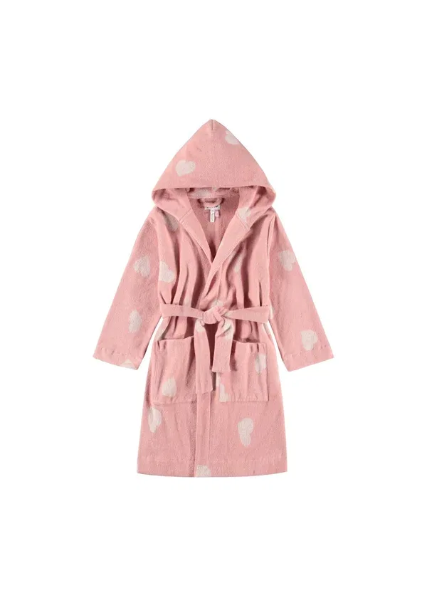 Халат махровый Wyn bathrobe unisex Molo, rose hearts — фото 2