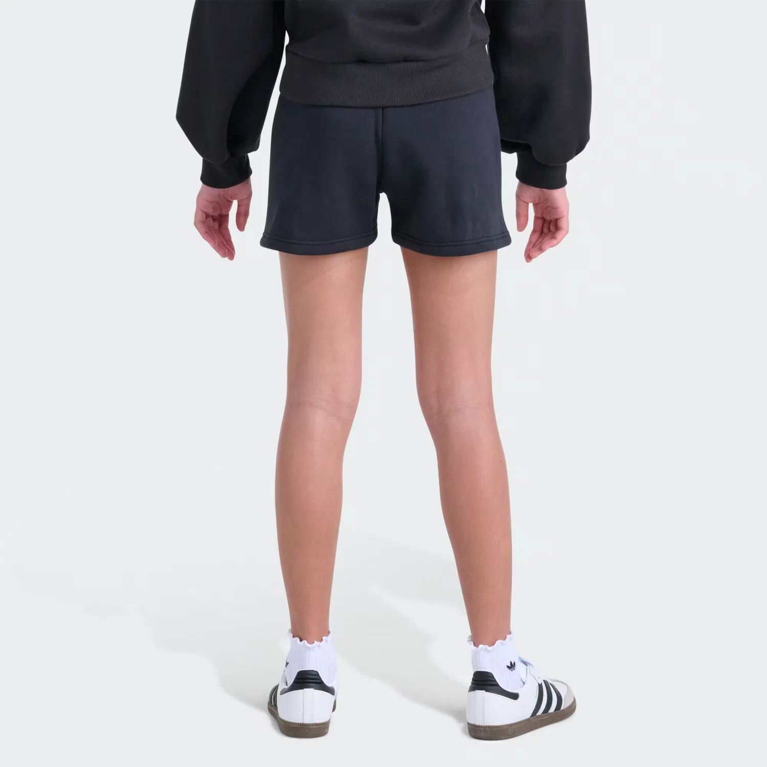 Детские шорты из флиса на эластичном поясе Elastic Waistband Essentials Adidas Originals, черный