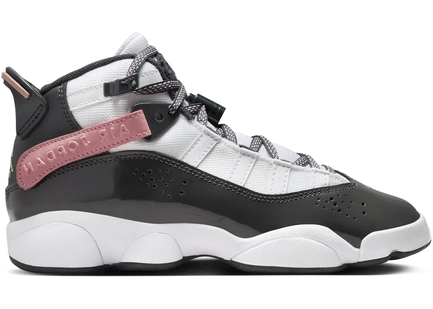 Детские кроссовки Lifestyle Jordan 6 Rings Jordan, White/Red Stardust/Vapor Green/Anthracite