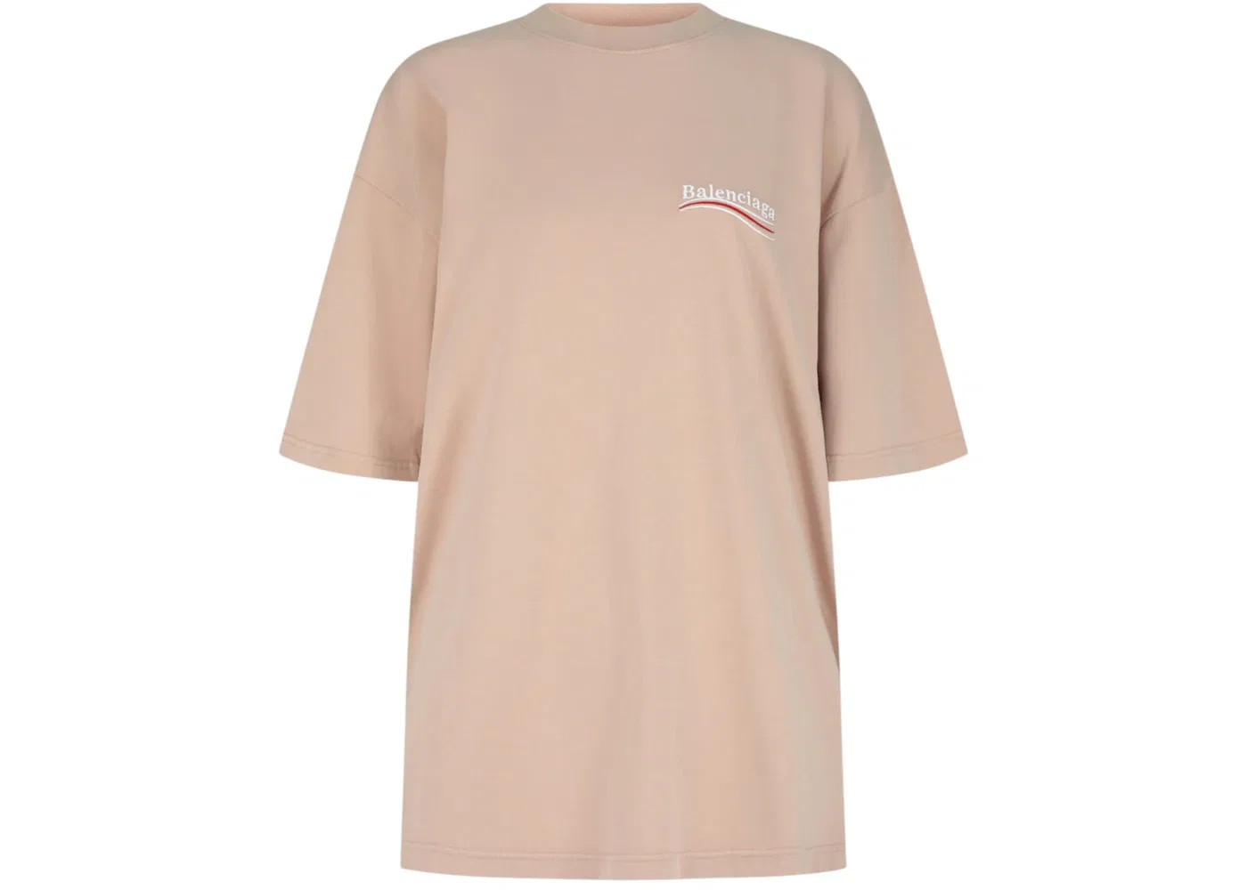 Женская футболка с принтом Political Campaign Balenciaga, цвет Light/Pink/White