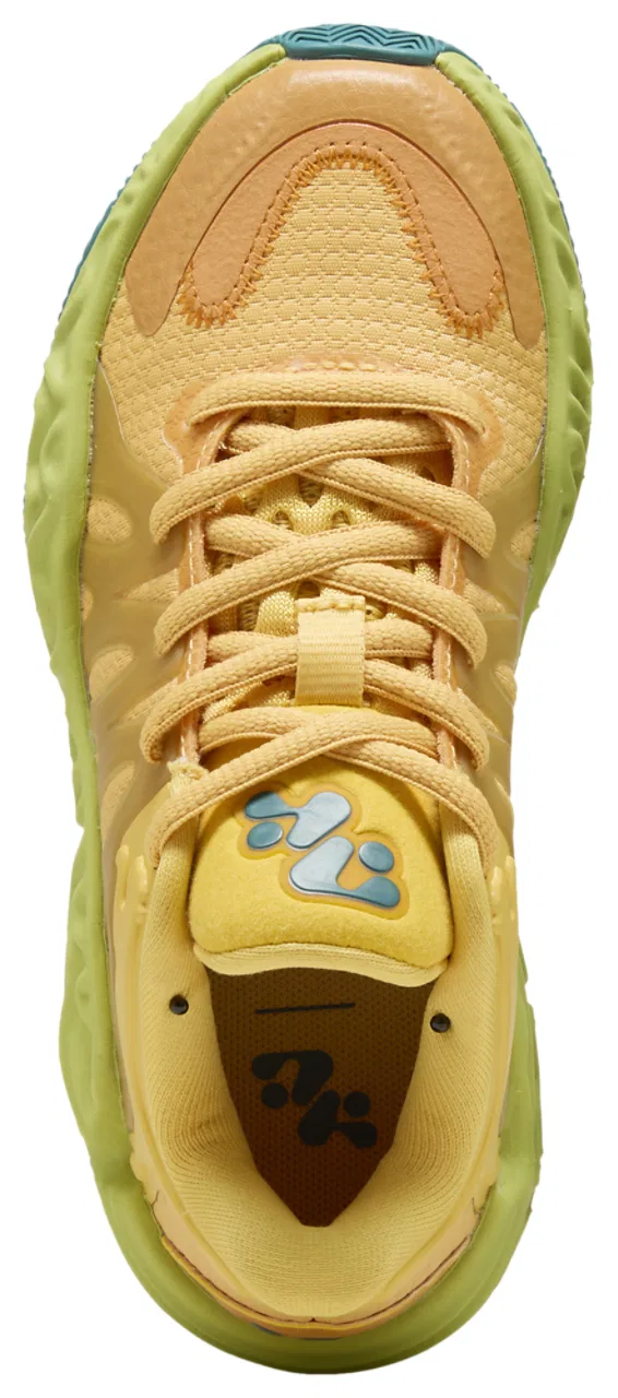 Кроссовки для мальчиков Hali 1 Playoffs PUMA, цвет Mustard Seed/Sea Kelp — фото 4