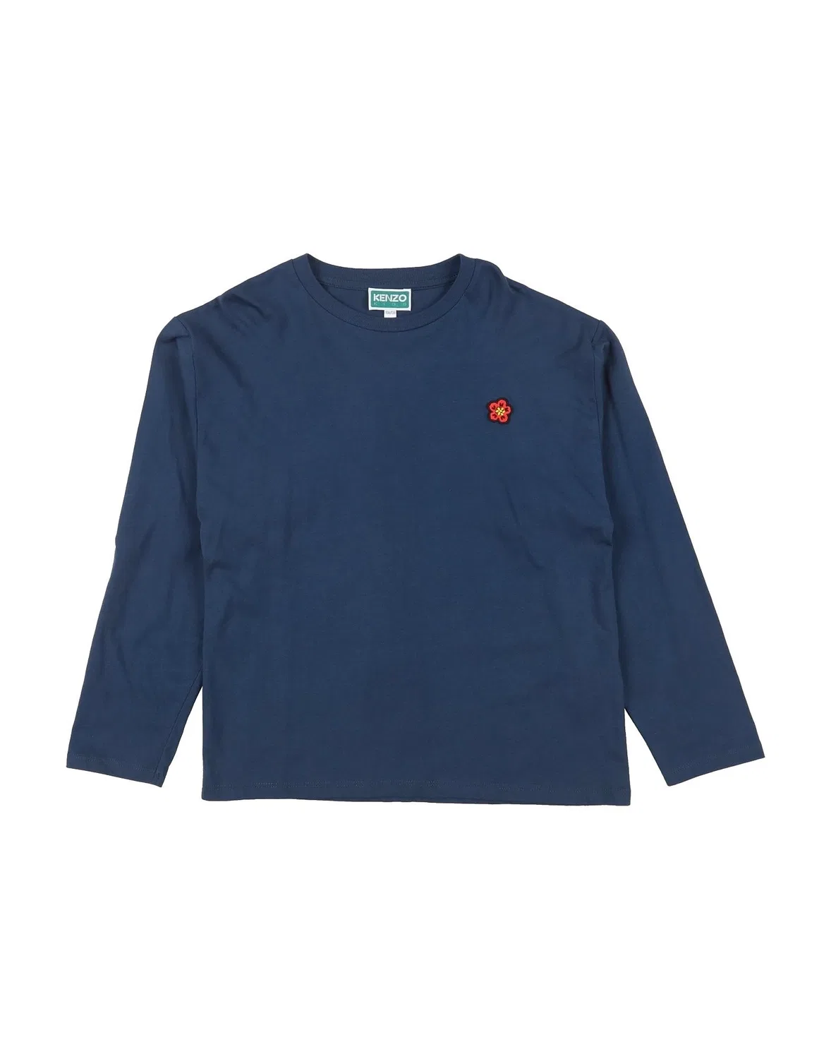 Детский джерси с длинным рукавом Kenzo Kids, темно-синий