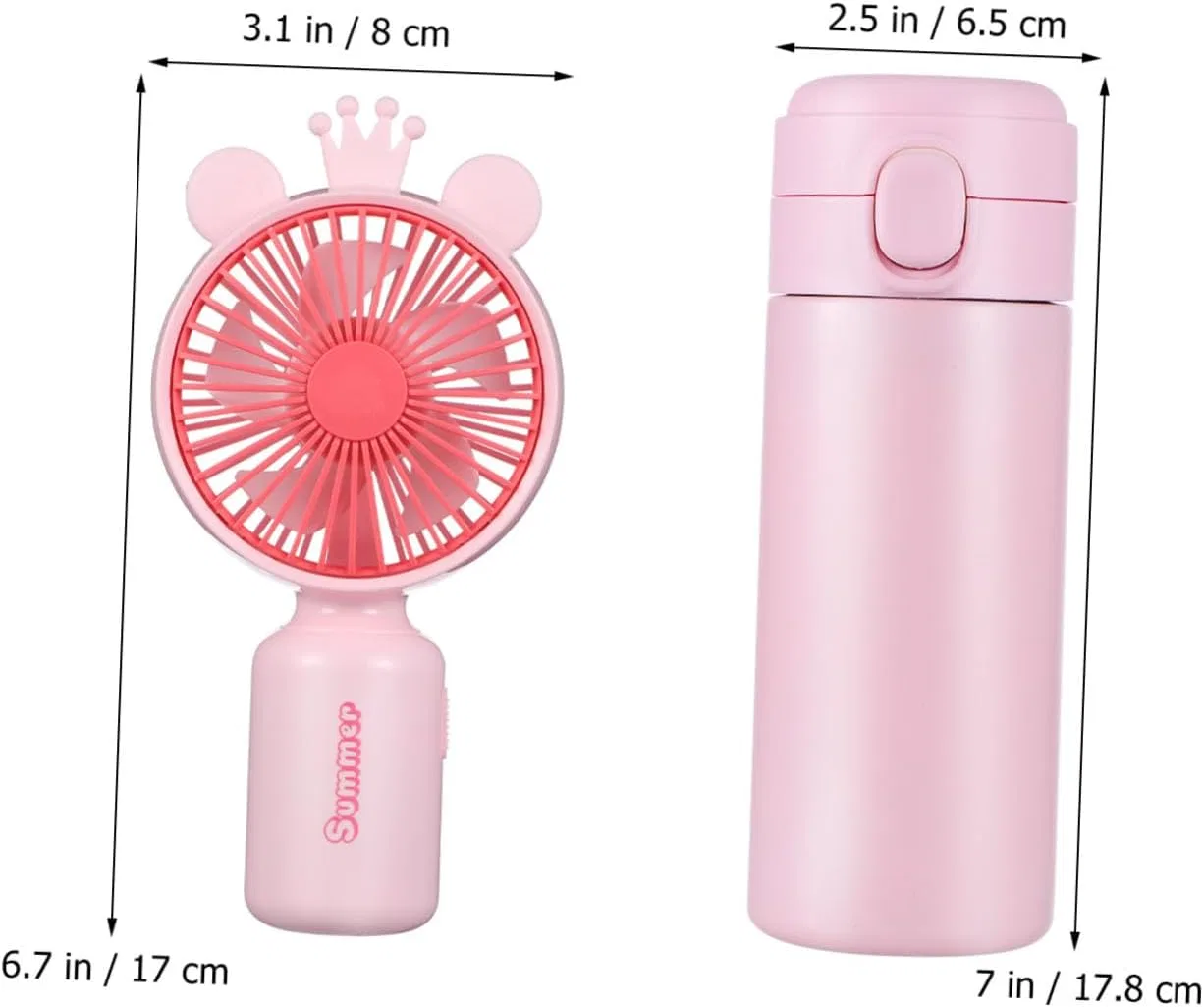 Набор для ухода, Thermosflasche, Handventilator, Handtuch, Geschenktüte, ABOOFAN — фото 2