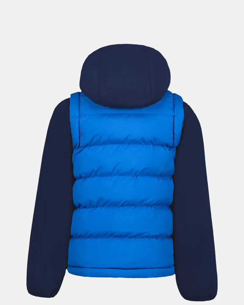 Детский утепленный стеганый жилет UA 2-Fer UnderArmour, Aegean Blue/Blackout Navy — фото 3