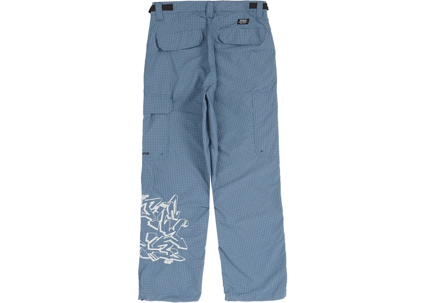 Мужские штаны с принтом Supreme Support Unit Nylon Ripstop Pant, Teal — фото 2