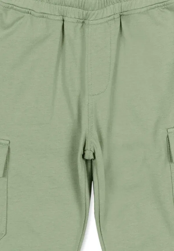 Брюки карго Tru Trussardi Junior, green, зеленый — фото 3