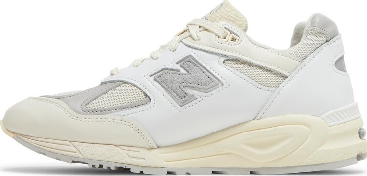 Кроссовки New Balance Teddy Santis x 990v2 Made in USA 'Sea Salt', белый — фото 4