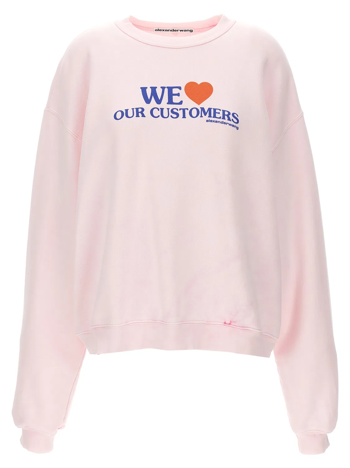 Женский свитшот с принтом We Love Our Customers Alexander Wang, Multicolor