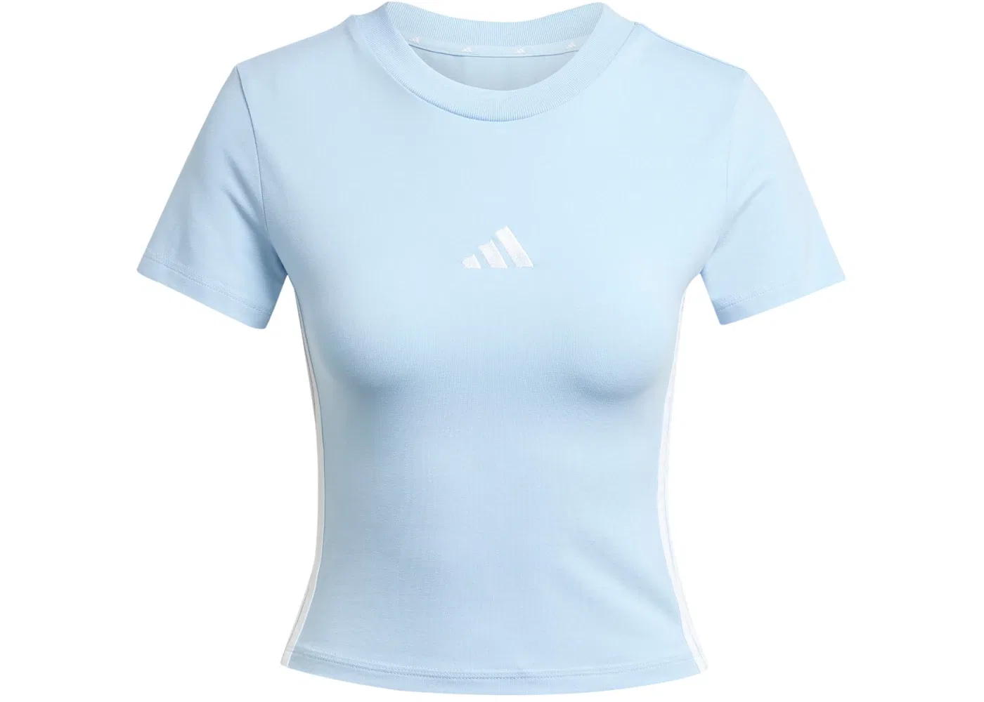 Женская футболка с длинным рукавом Adidas, Glow Blue/White
