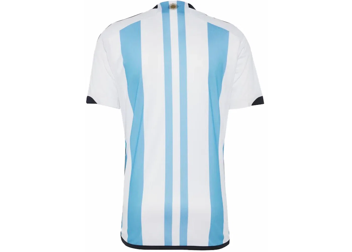 Мужская футбольная футболка с принтом Adidas Argentina 23/23 Winners Home Jersey, White/Light Blue — фото 2