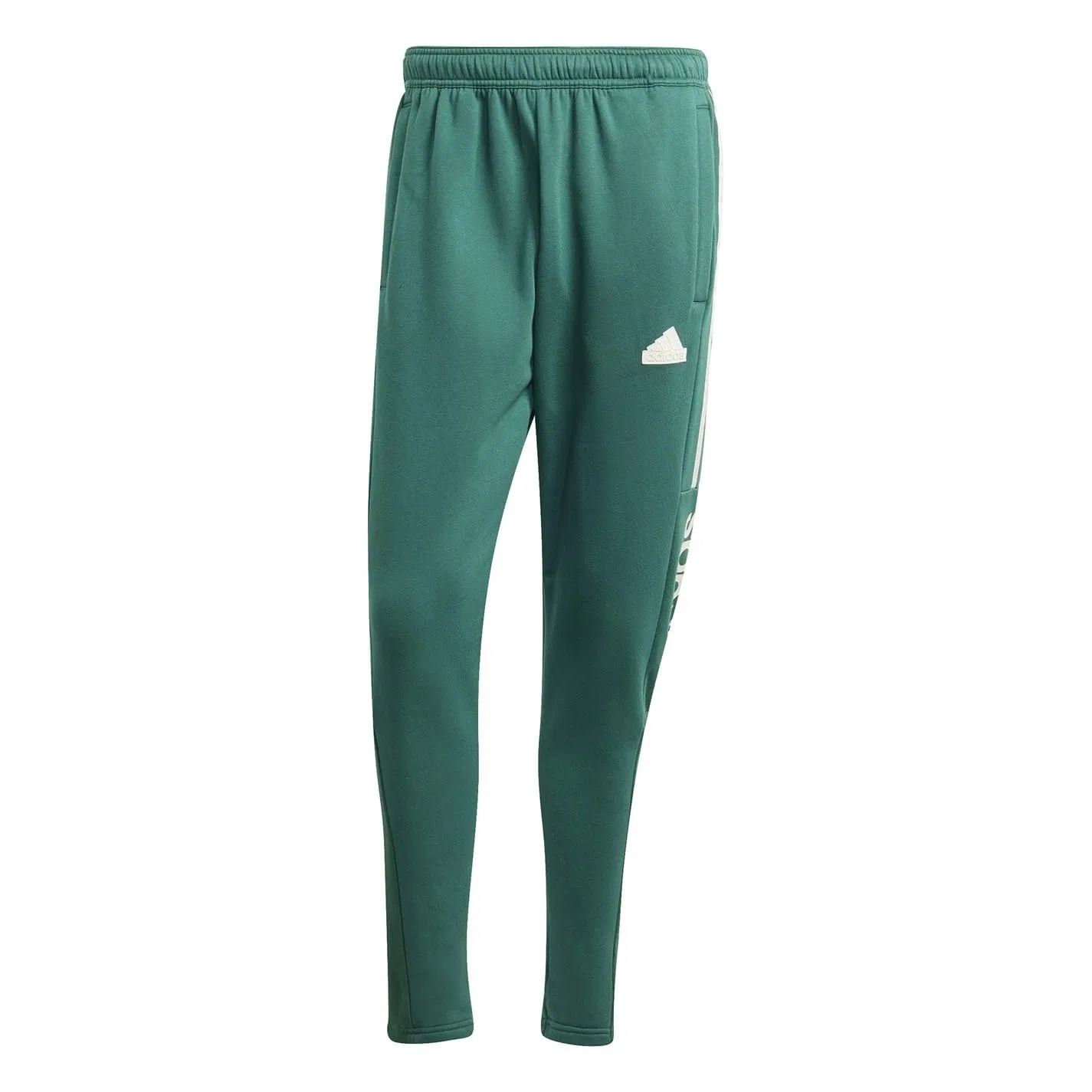 Мужской спортивный брюки с завязкой на поясе Macbook Pro Adidas, Collegiate Green Alumina — фото 4