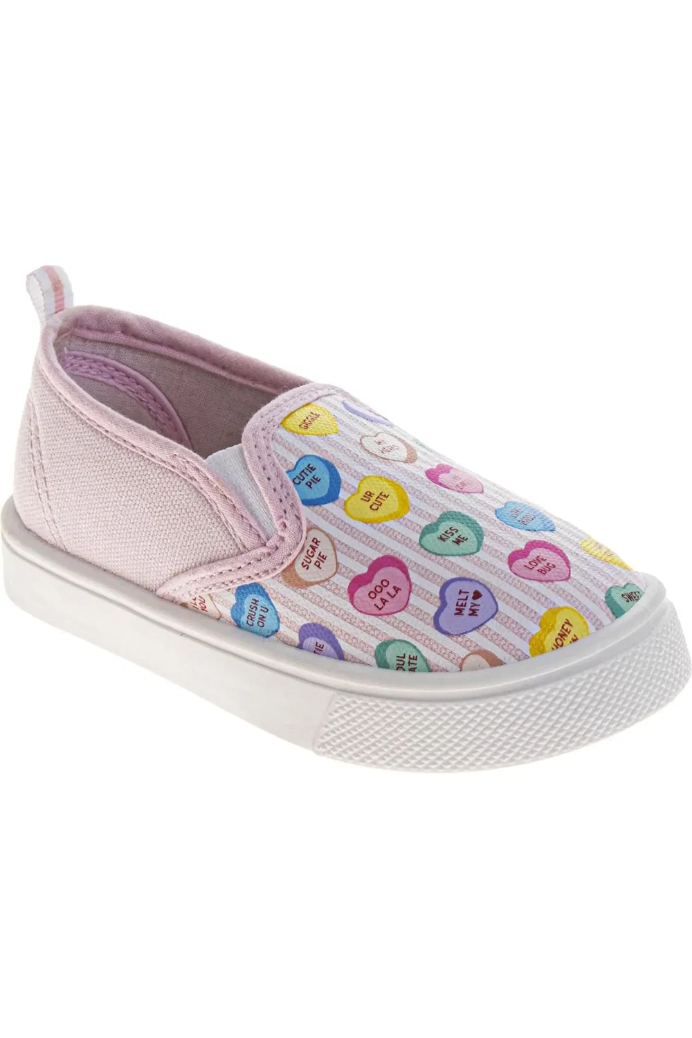 Тапочки детские с принтом сердца SweetHearts, Lilac Multi