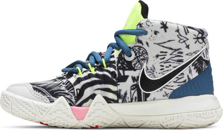 Кроссовки Nike Kybrid S2 PS 'What The Neon', многоцветный — фото 4