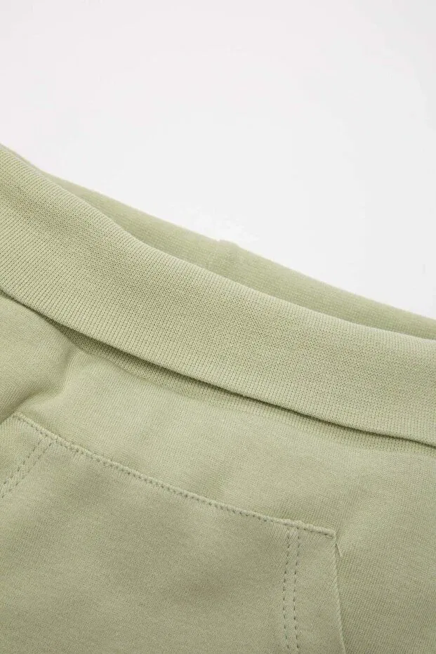 Детские шорты для мальчиков хлопковые комплект 2 шт Rib knit 2-pack shorts baby boy c4356a524sm Defacto, Beige — фото 3