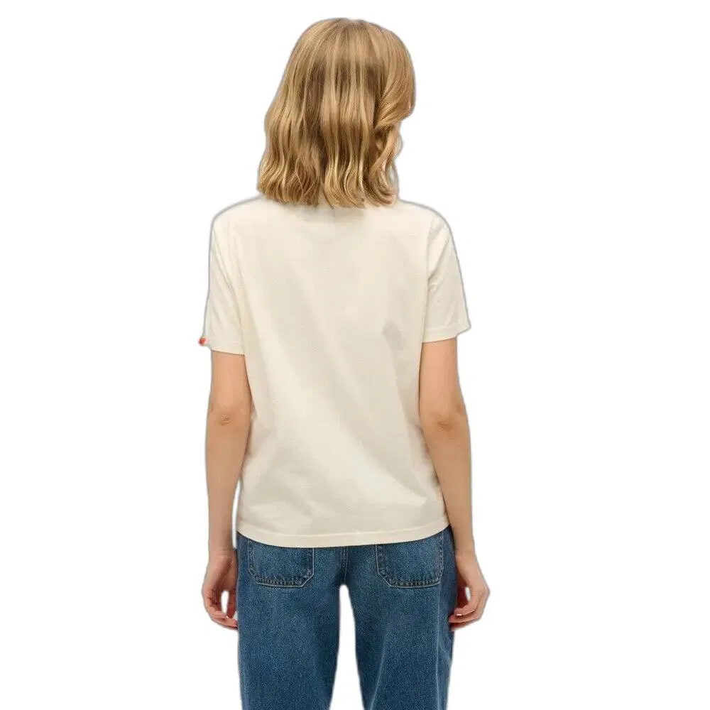 Женская футболка с принтом Lo-fi Superdry, Beige / Cremefarben — фото 3