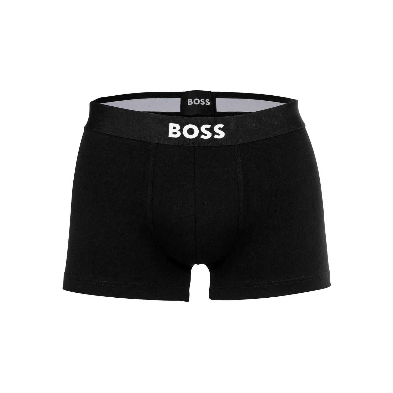 Мужские боксеры-трусы из хлопка с эластаном BOSS, Black/Gray/White — фото 2