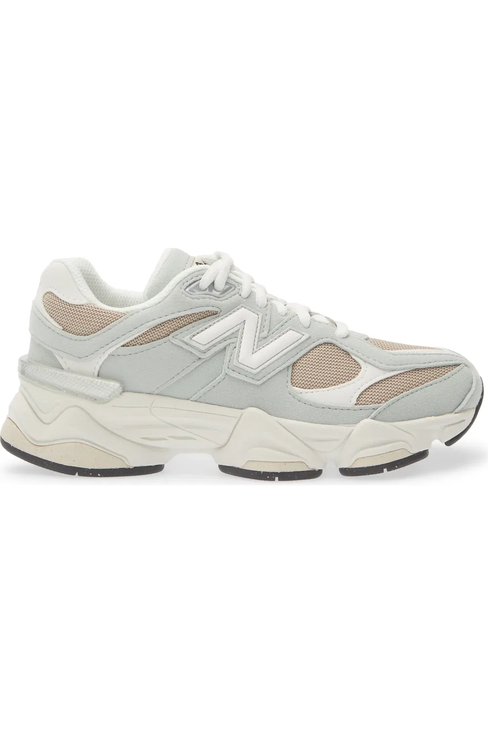 Кроссовки детские с технологией ABZORB 9060 New Balance, Lone Star Grey/Stoneware — фото 3