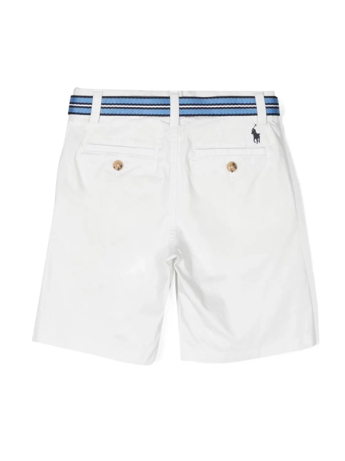 Polo Ralph Lauren Шорты с поясом белые — фото 3