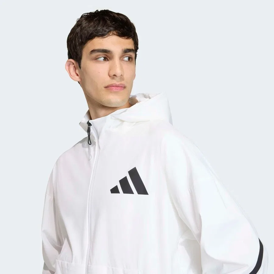 Мужская куртка с длинным рукавом adidas Z.N.E., Белый — фото 4