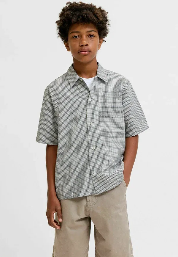 Детская рубашка Jack & Jones Junior, асфальтовый — фото 3
