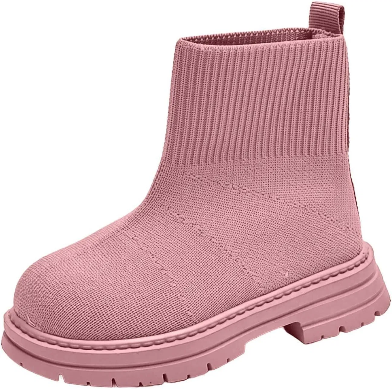 Детские сапоги для девочек с меховой подкладкой SHOPESSA, Pink