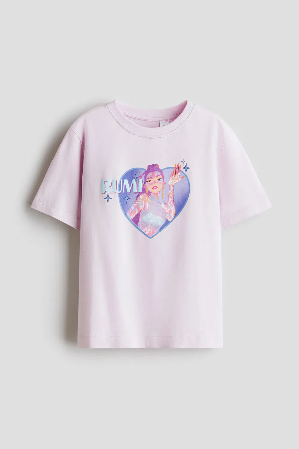 Хлопковая футболка с принтом H&M, Lila/K-Pop Demon Hunters