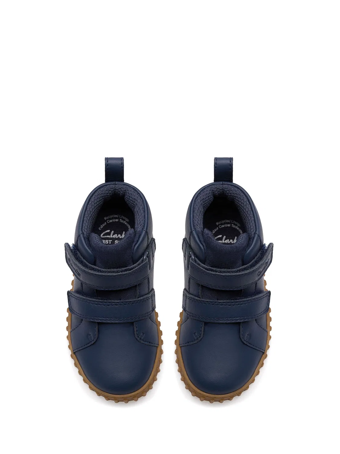 Кроссовки высокие Clarks Cove Sky, синие, для девочек — фото 4