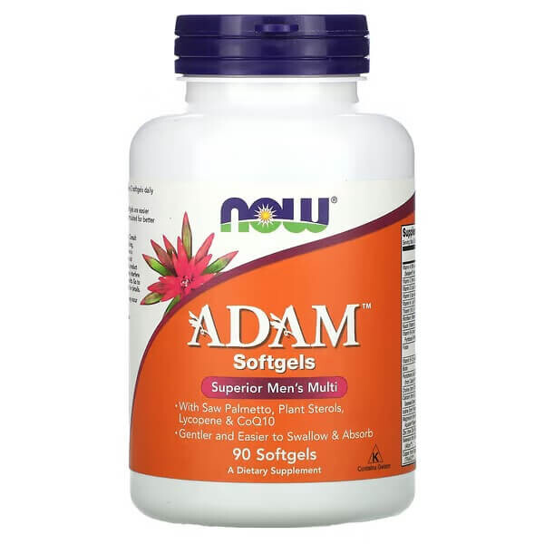 

Мультивитамины для мужчин ADAM NOW Foods, 90 капсул