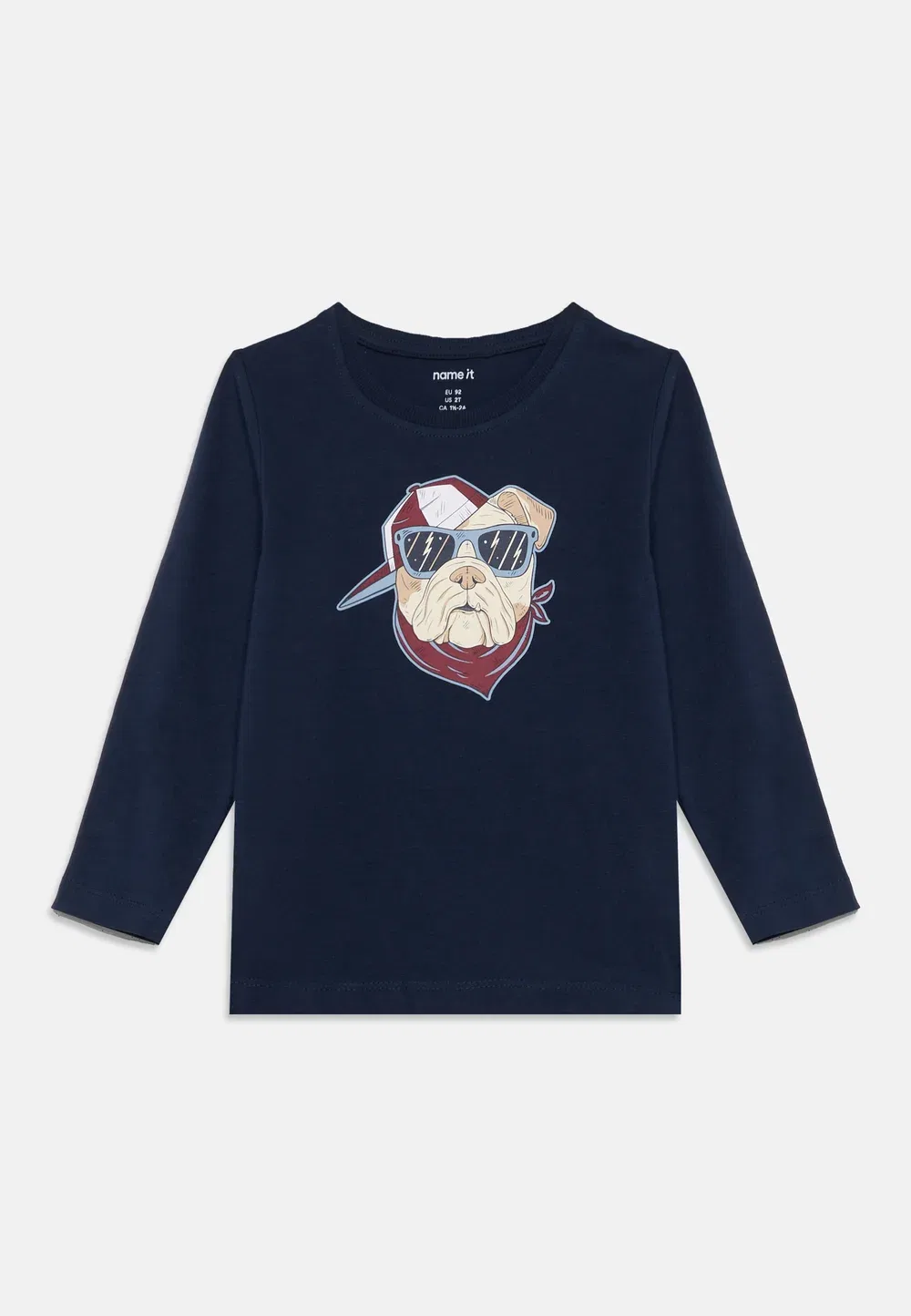 Nmmvux 2 pack - футболка с длинными рукавами Name It, Vintage Indigo/Navy Blazer — фото 4