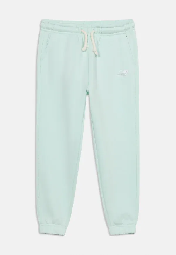 Брюки из хлопка Small logo - tracksuit bottoms New Balance, cosmic jade — фото 3
