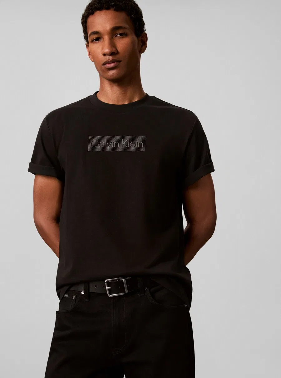 Рубашка Calvin Klein '20S' черного цвета — фото 2
