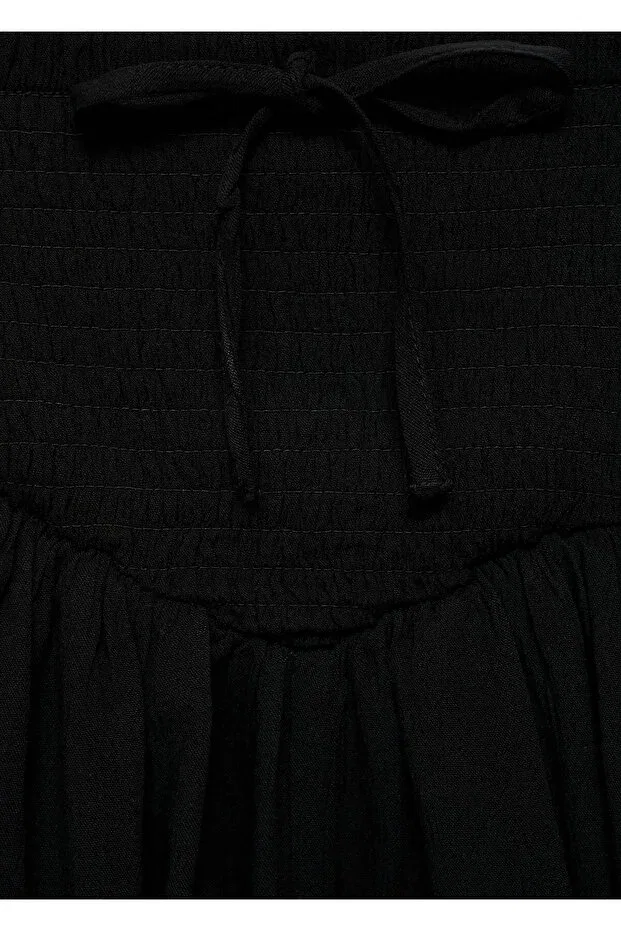 Детские шорты для девочек бермуды Mango, Black — фото 4