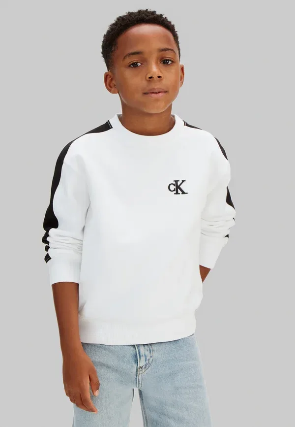 Свободная толстовка унисекс Calvin Klein Jeans, белый