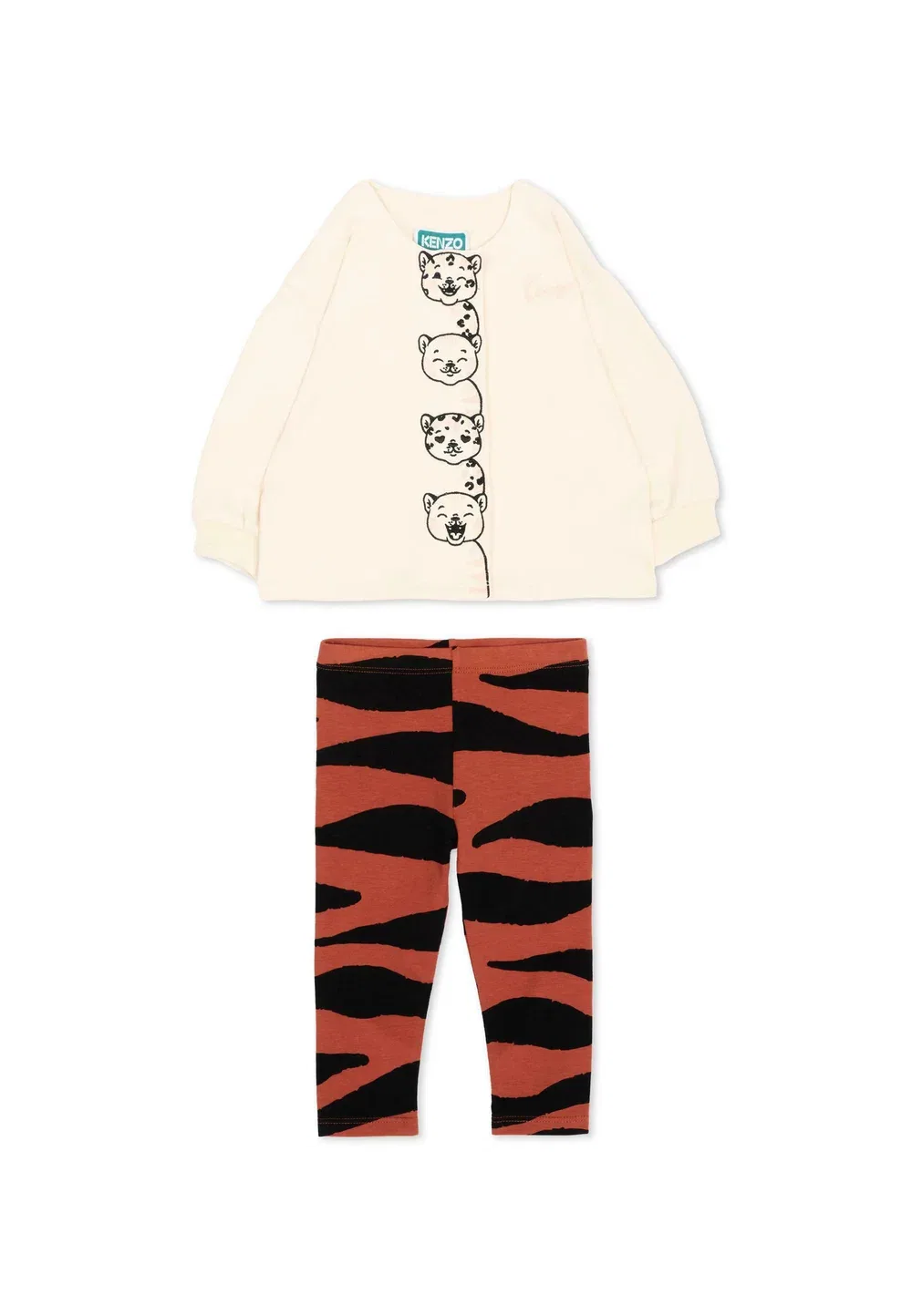 Комплект - леггинсы - брюки Kenzo Kids, Multi-Coloured
