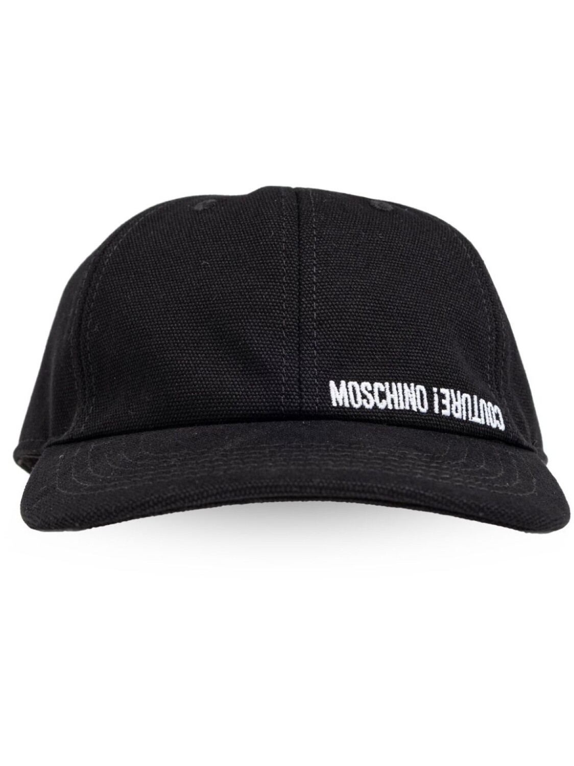 

Moschino кепка с вышитым логотипом, черный
