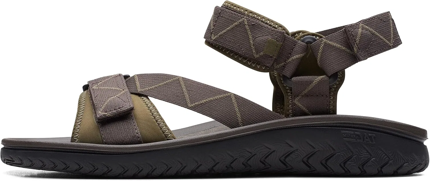 Сандалии мужские Clarks, коричневый комби