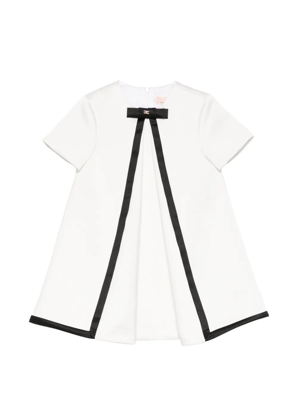 

Платье с бантом Elisabetta Franchi La Mia Bambina, белый