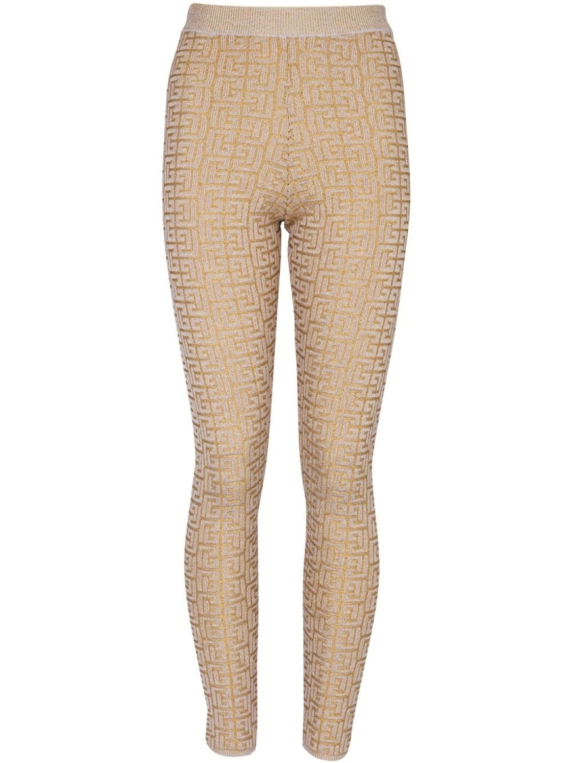 

Balmain трикотажные легинсы Labyrinth, нейтральный цвет