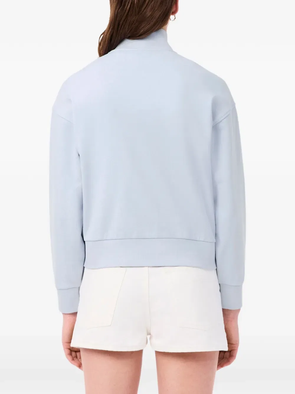 Толстовка Lacoste с молнией, синяя — фото 4