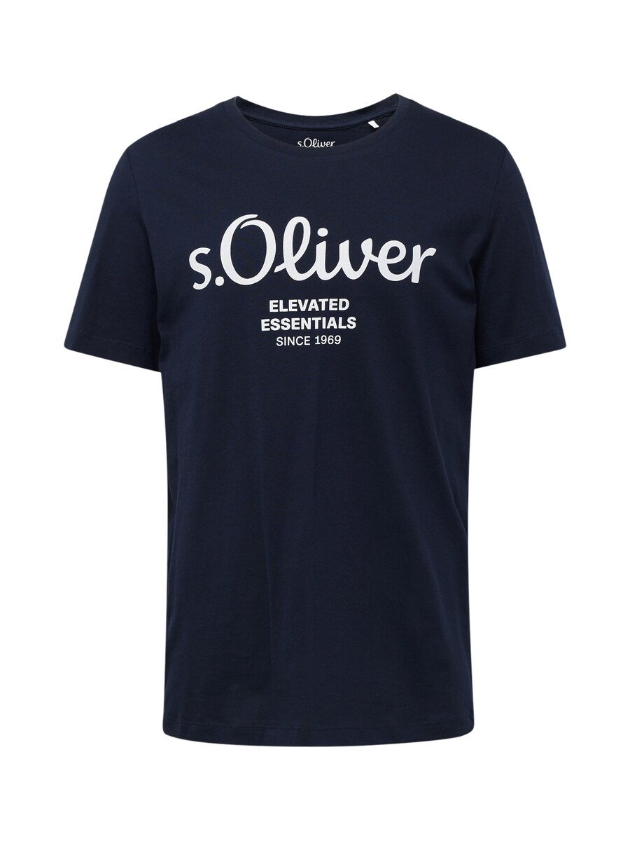 

Классическая футболка s.Oliver Shirt, темно-синий