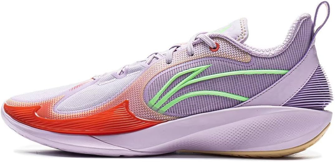 

Мужские баскетбольные кроссовки LI-NING Shining с амортизацией и противоскользящей подошвой, профессиональные спортивные кроссовки ABPU001 ABPU007 ABAV009 ABPV003, лиловый