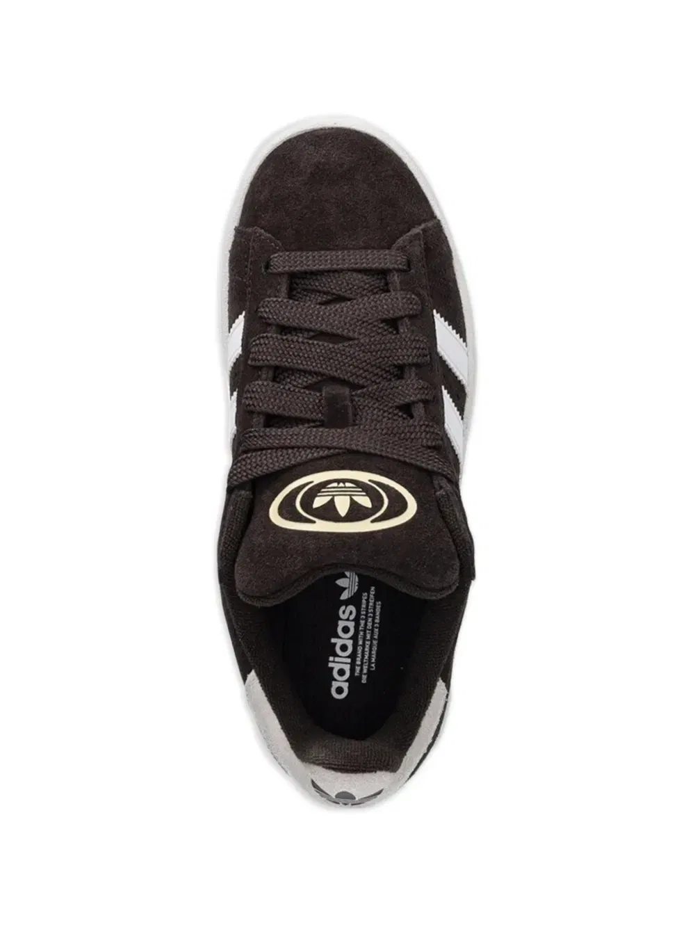 Кроссовки Campus 00s с тремя полосками Adidas Kids, коричневый — фото 4