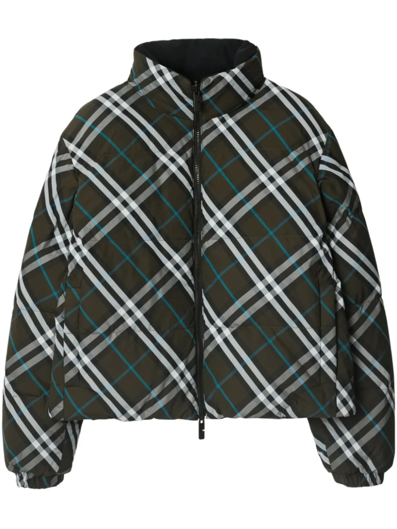 

Burberry двусторонняя куртка в клетку, зеленый
