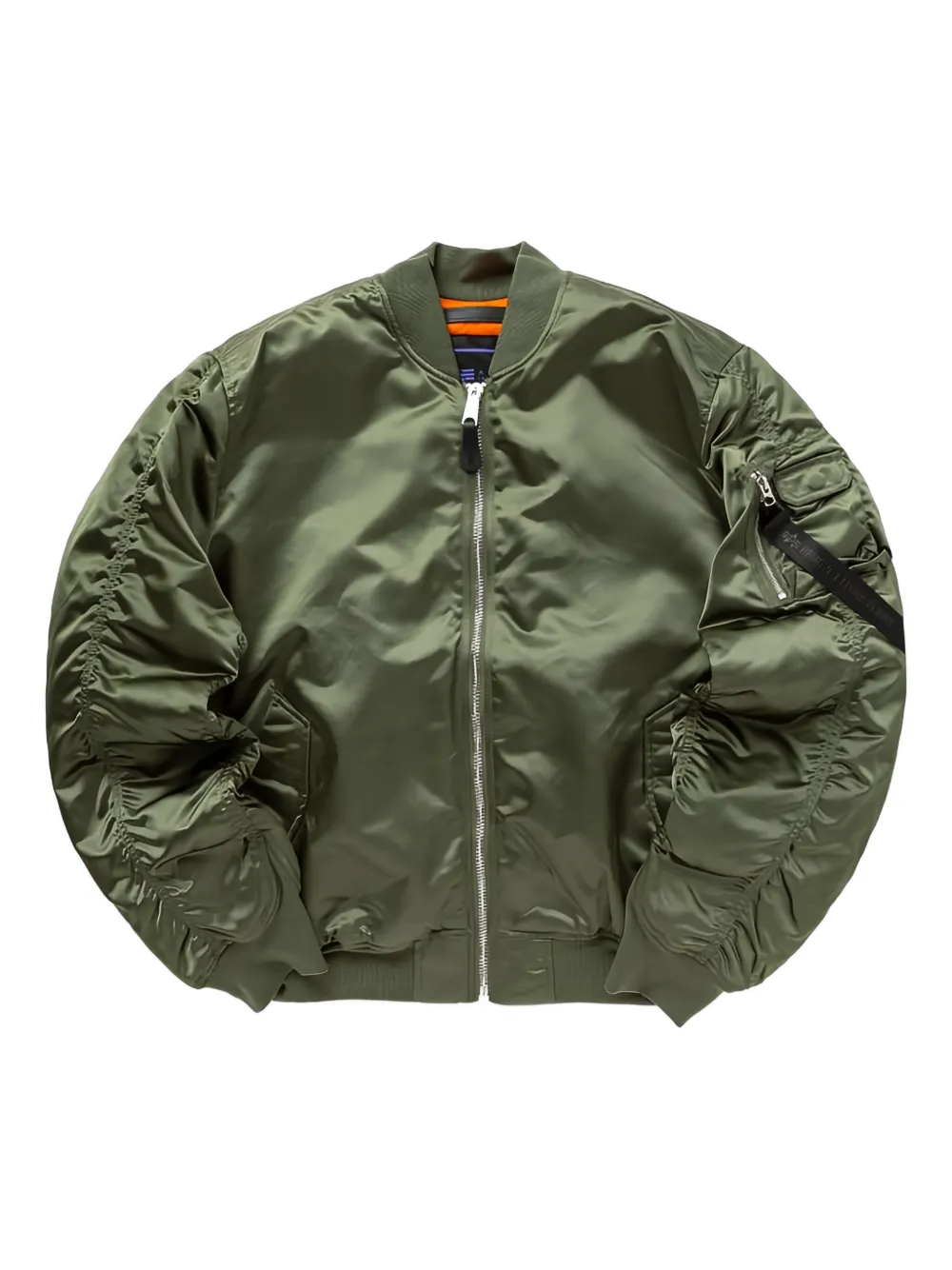 

Куртка-бомбер на молнии Alpha Industries, зеленый