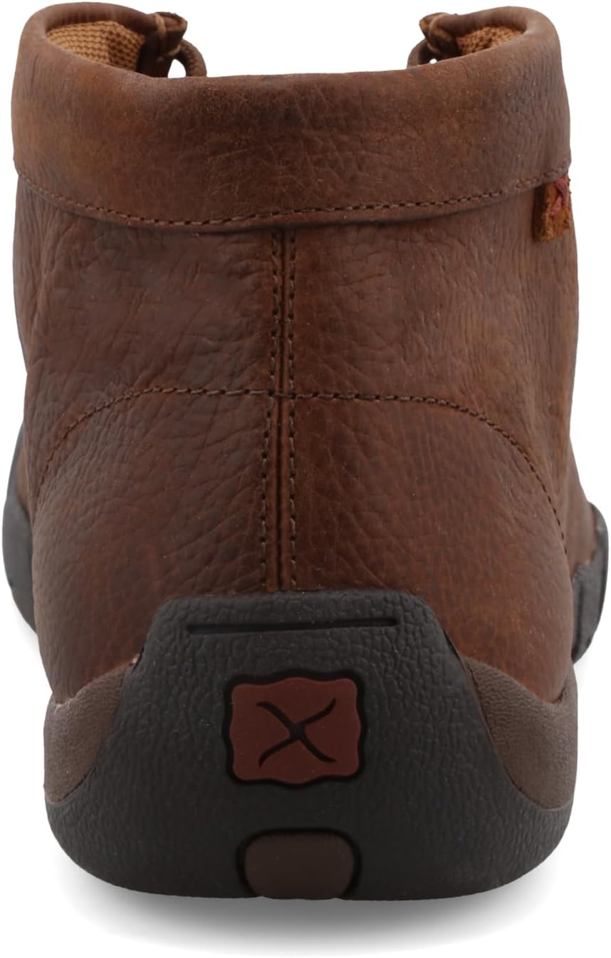 Мужские мокасины Twisted X Chukka Driving Moc, с мокасиновым носком и подошвой CellSole, Copper — фото 4